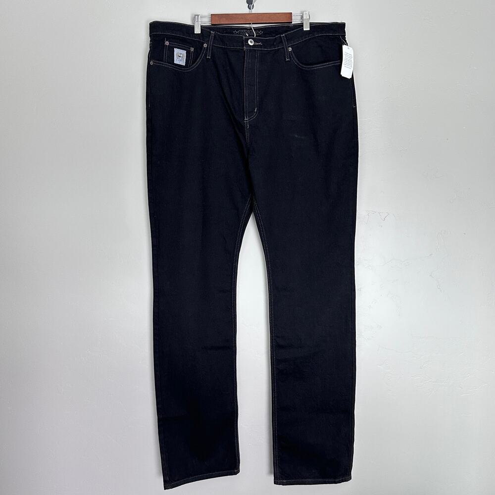 NWT Cinch Mens Slim Fit Silver Label Black Jeans 42x38  MB98034012